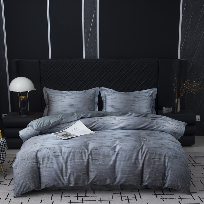 Impressionistic Digital Print 100S Cotton Bedding Set