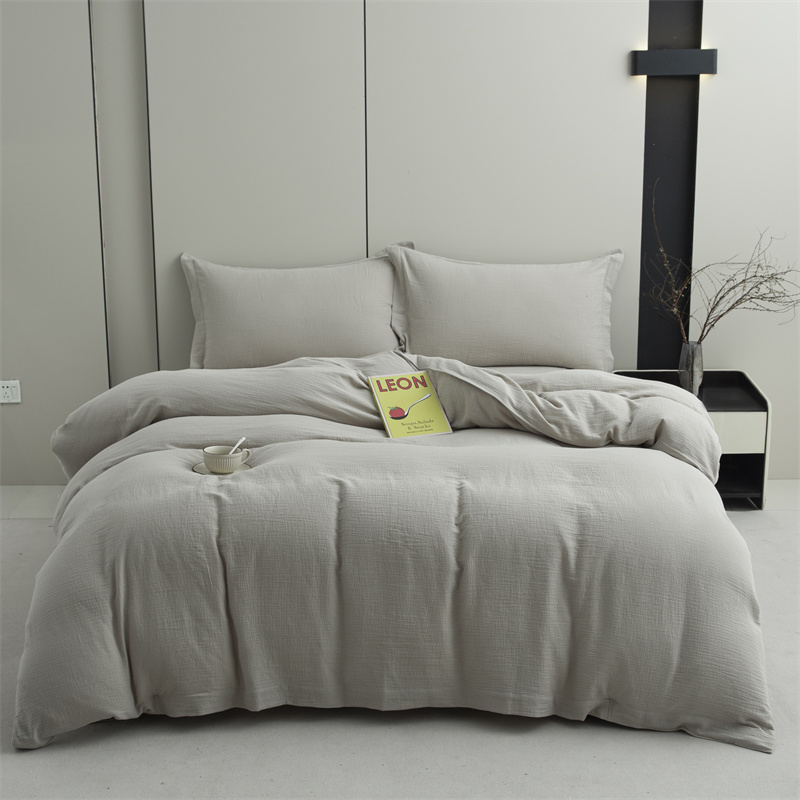 Duplex Stratis Gauze 100% Cotton Fabric Super Soft Bedding Set