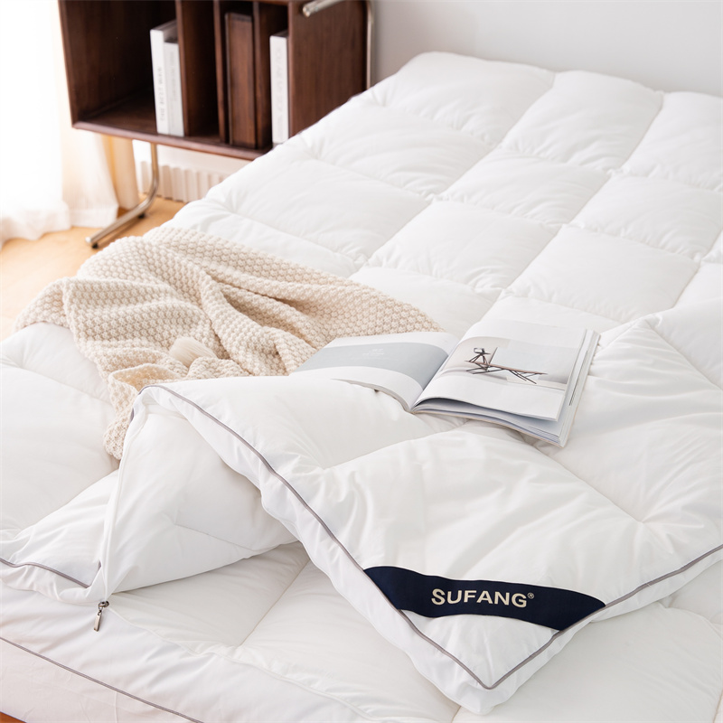 Duplex Stratis culcita Topper Cum Zipper Combinatae quaevis Microfiber implens culcita Topper Duplex Stratis culcita Topper Cum Zipper Combinatae quaevis Microfiber implens culcita Topper