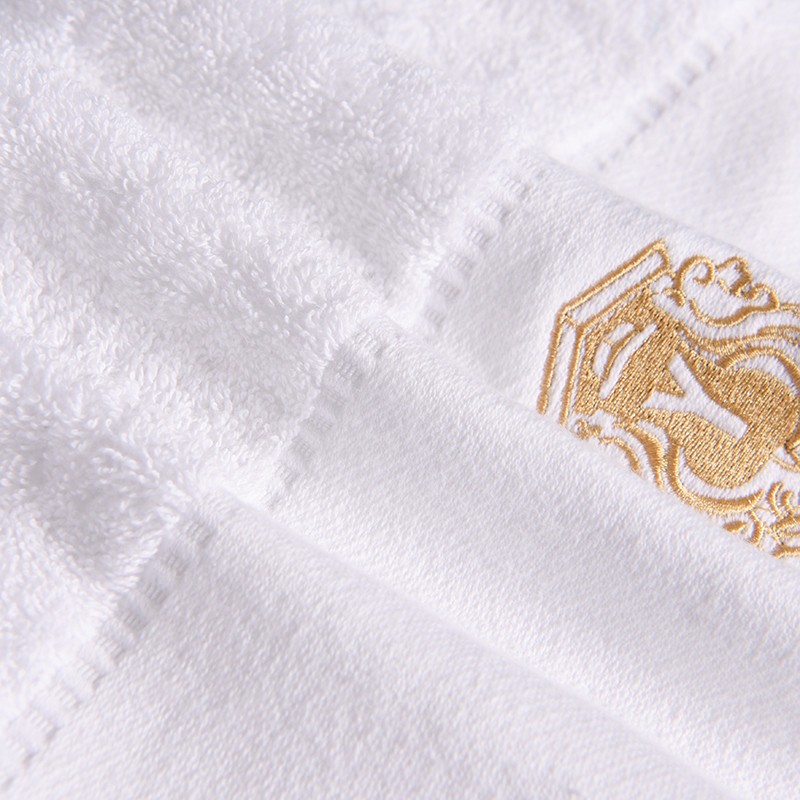 Custom Embroidery Logo 100% Cotton Hotel Towel Set Custom Embroidery Logo 100% Cotton Hotel Towel Set