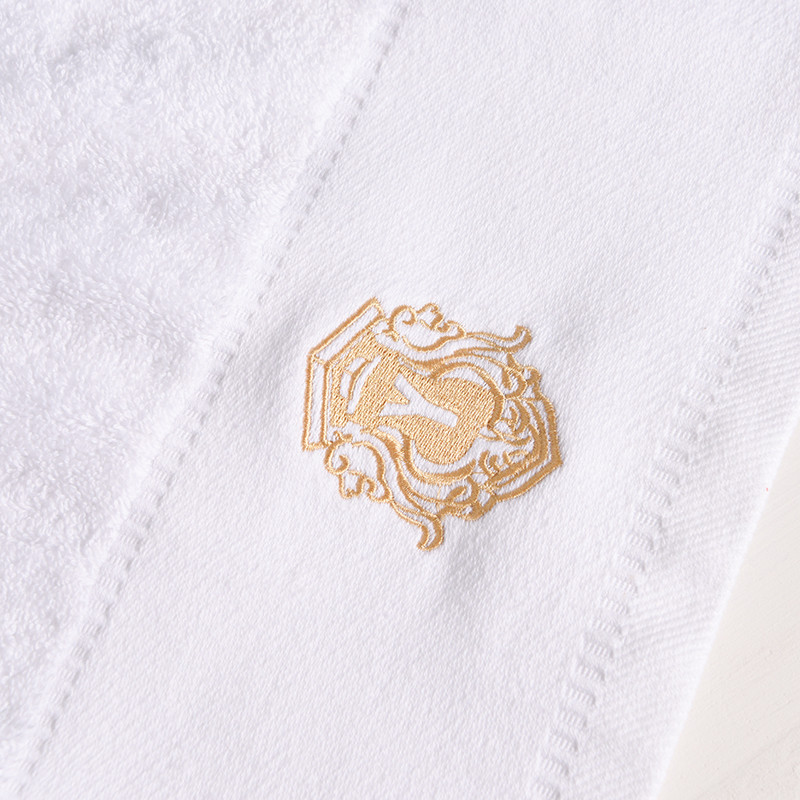 Custom Embroidery Logo 100% Cotton Hotel Towel Set Custom Embroidery Logo 100% Cotton Hotel Towel Set