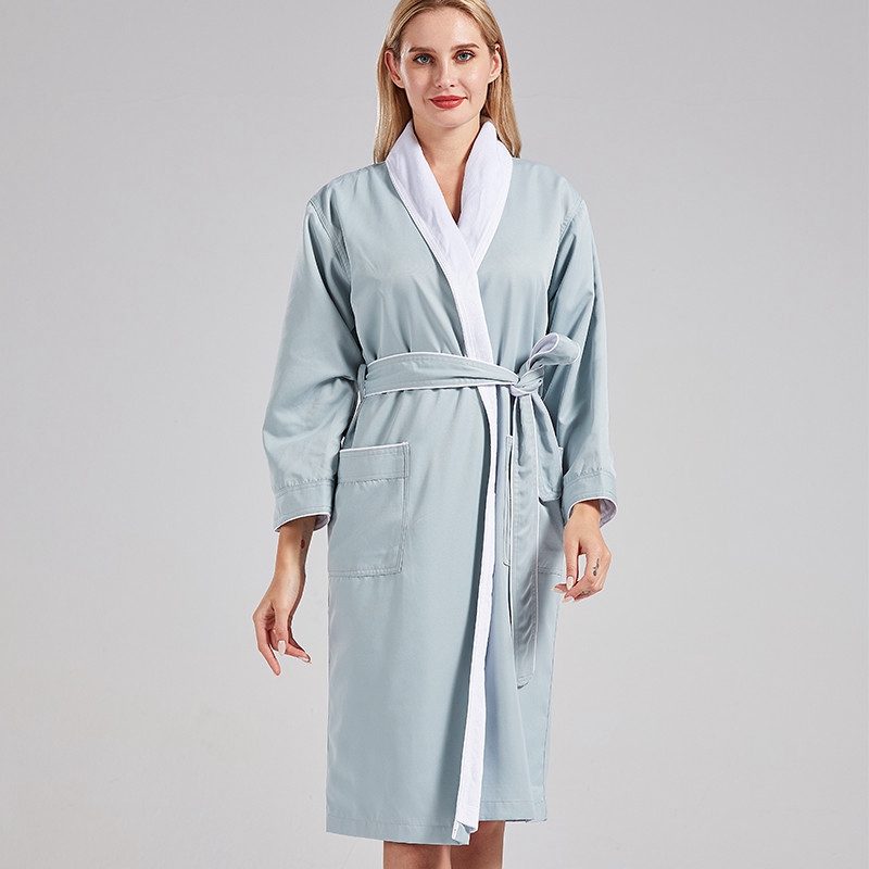Geminus-circulus Quinque-stella Adulta Shawl Collar Hotel Bathrobe