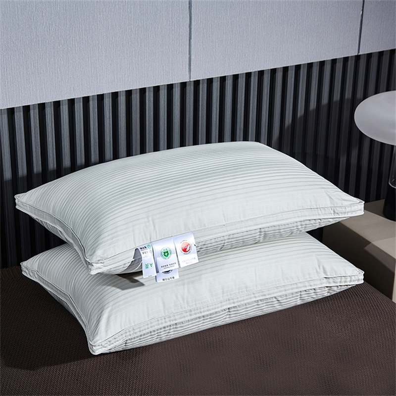 Mea tribus stratis implens cervicalia Sateen Stripe Cervical