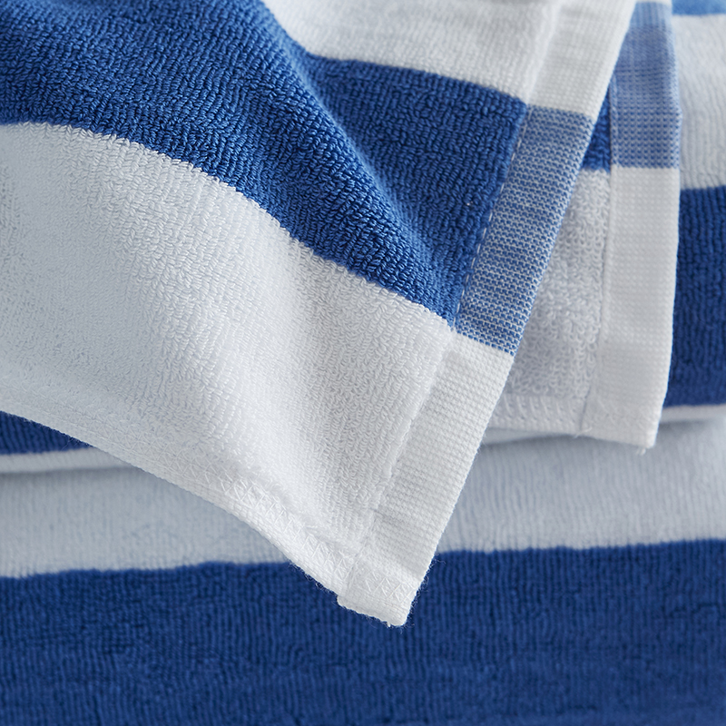 Yarn Dyed Blue White Stripe Beach Towel Pool Towel Yarn Dyed Blue White Stripe Beach Towel Pool Towel