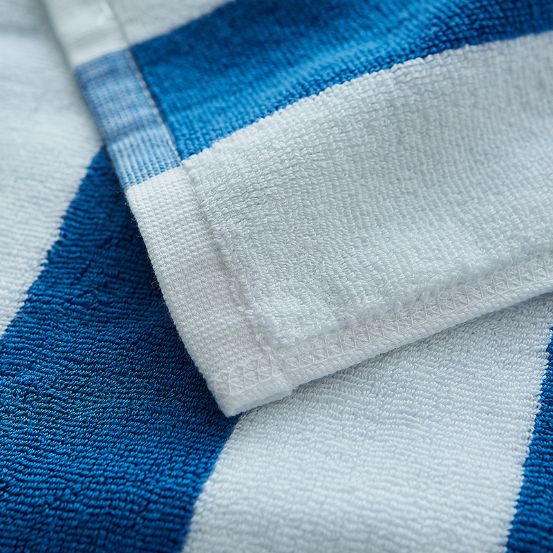 Yarn Dyed Blue White Stripe Beach Towel Pool Towel Yarn Dyed Blue White Stripe Beach Towel Pool Towel